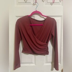 Crop top long sleeve